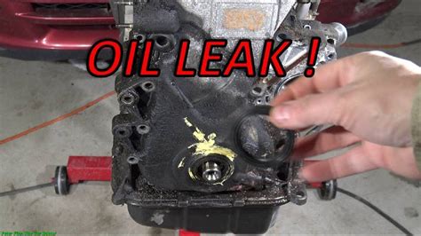 engine oil leaking from transmission|How to Fix Oil Leak between Engine And Transmission